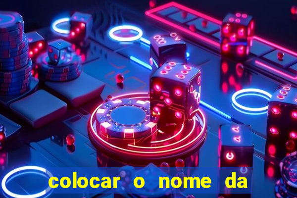 colocar o nome da pessoa no congelador